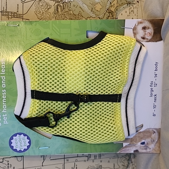 🌸Ware Pet Products NIP Sporty Jogging Vest with stretchy leash, Large - Picture 3 of 4